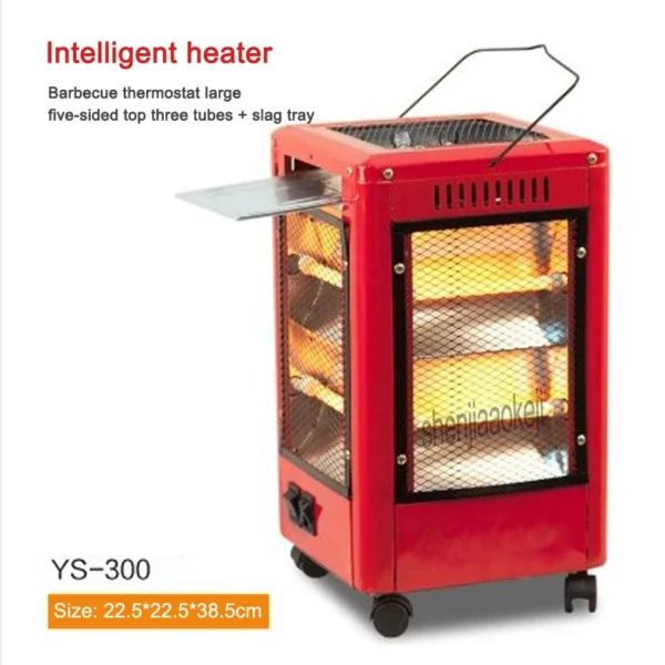 2kw Multi-function air heater home use heater & barbecue dual-use Five-sided speed hot Electric warmer Third gear adjustable - Image 3