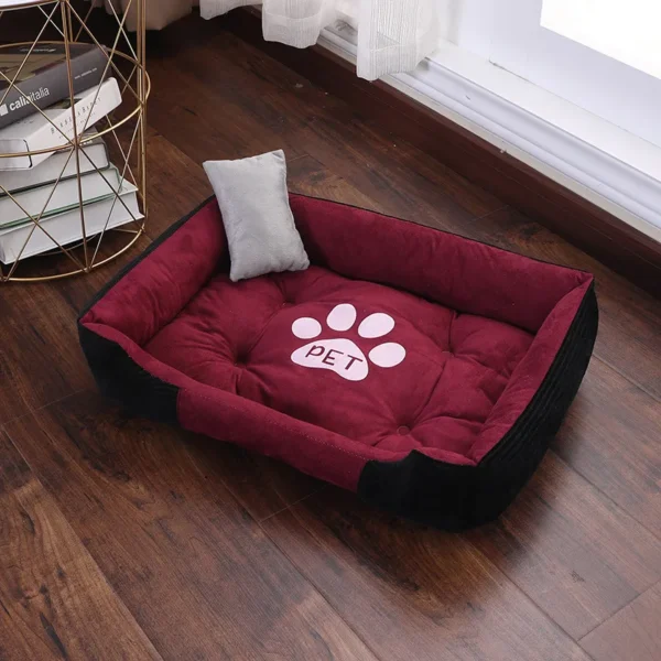 Warm Bone Pet Dogs Bed Washable House Cat Puppy Cotton Kennel Mat Soft Nest Dog Baskets Pet Products For Small Medium Large Dog - Image 3