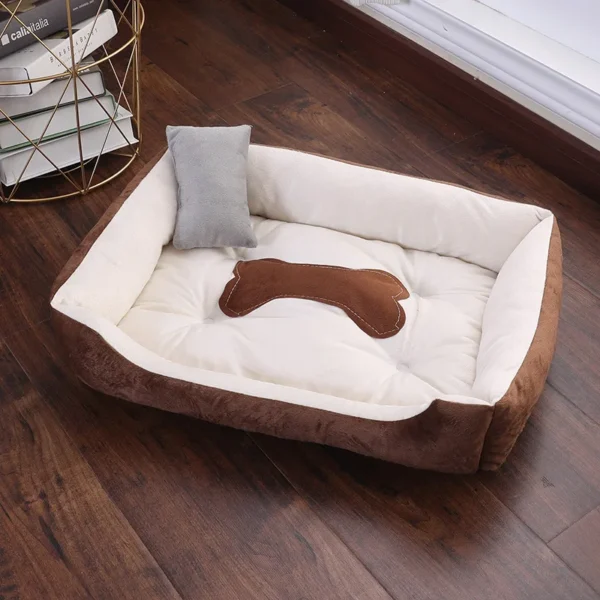 Warm Bone Pet Dogs Bed Washable House Cat Puppy Cotton Kennel Mat Soft Nest Dog Baskets Pet Products For Small Medium Large Dog - Image 4