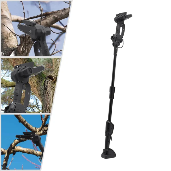 2-In-1 High Reach Pole Chainsaw for Tree Trimming  And Garden Pruning Portable Electric Saw