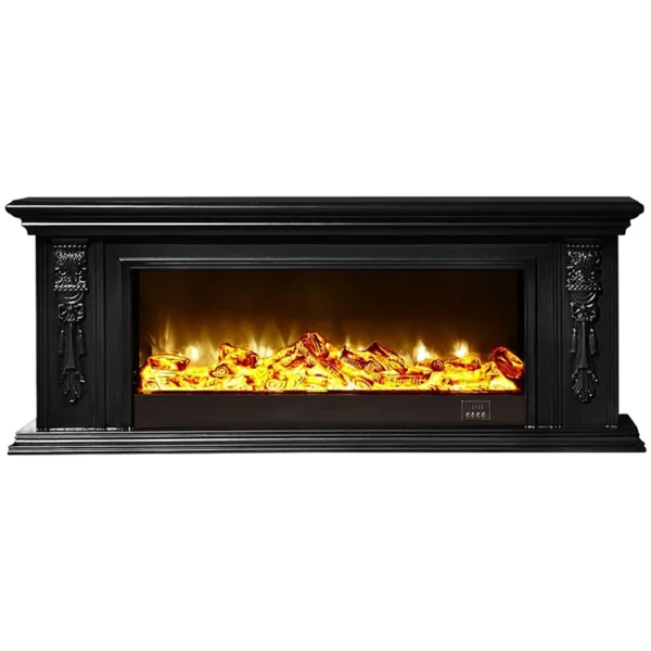 Portable Electric Fireplace LED Light 1500W Flame Heater Indoor Freestanding Fireplace - Image 6