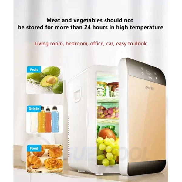 Household 20L Refrigerator Geladeira Freezer Small Refrigeration Fridge Kitchen Refrigerator Home Freezer nevera frigobar - Image 4