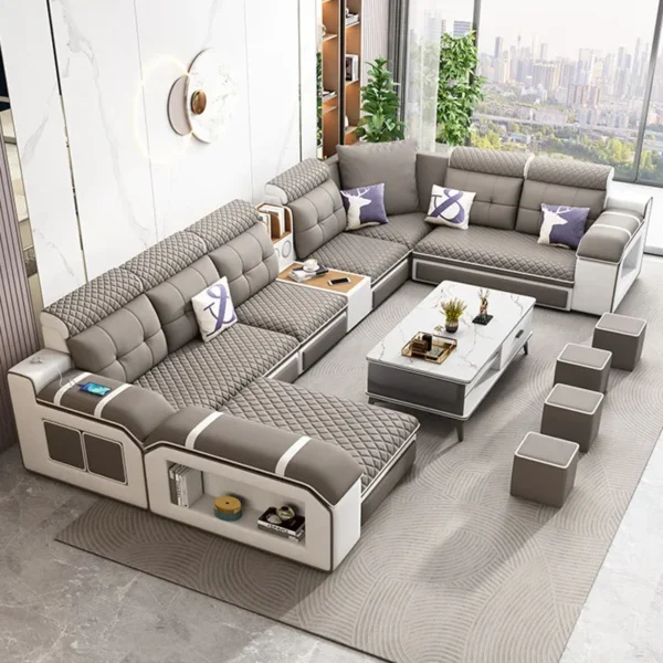 Couch Pouf Living Room Sofas Futon Floor Designer Relaxing Filling Nordic Living Room Sofas Room Decor Divano Home Furniture - Image 4