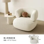 Modern Living Room Sofas Minimalist Sectional Italian Relaxing Sofas White Liners Oturma Odası Kanepeleri Home Furnitures