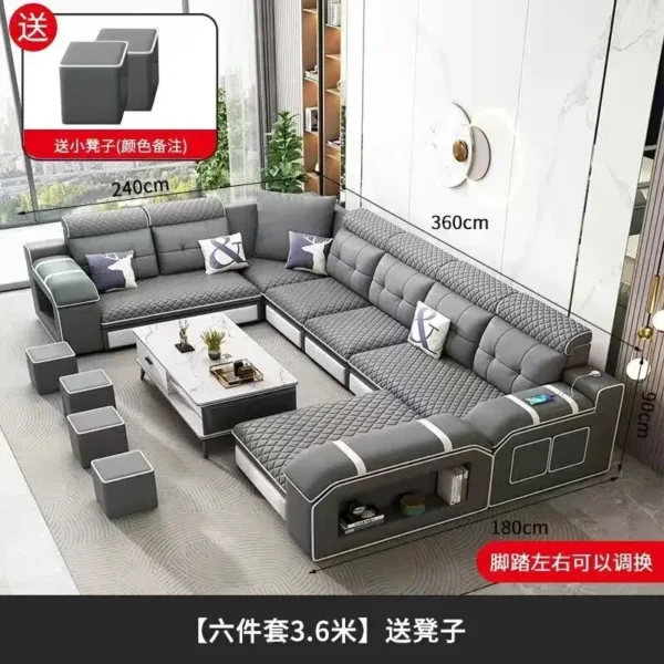 Couch Pouf Living Room Sofas Futon Floor Designer Relaxing Filling Nordic Living Room Sofas Room Decor Divano Home Furniture - Image 20