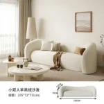 Modern Living Room Sofas Minimalist Sectional Italian Relaxing Sofas White Liners Oturma Odası Kanepeleri Home Furnitures