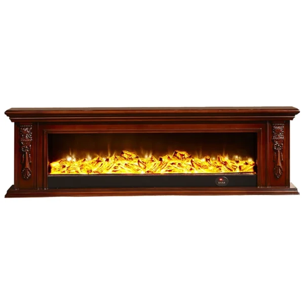 Portable Electric Fireplace LED Light 1500W Flame Heater Indoor Freestanding Fireplace - Image 4