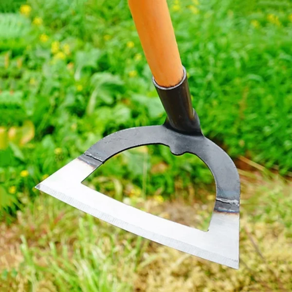 Handheld Hollow Hoe Thickened Manganese Steel Agricultural Weeding Hoe Planting Vegetable Gardening Loosening Soil Weeding Tools - Image 4