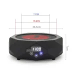 Hot Tea Burner Portable Coffee Touch Control Electric Hot Plate Mini Electric Stove for Tea Rooms Camping Tea Party Outdoor Car