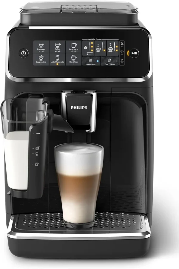 Series Fully Automatic Espresso Machine - LatteGo Milk System, 5 Coffee Varieties, Intuitive Touch Display