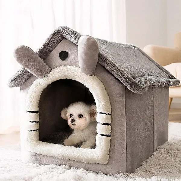 Pet Warmth Nest Winter Warmth Dogs Bed Four Seasons Universal Kitten Tent House Shelter Removable And Washable House - Image 4