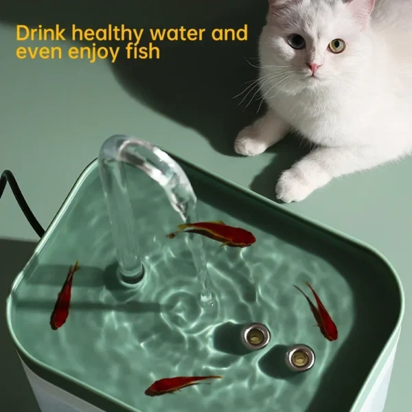 1.5L Ultra-Quiet Cat Water Fountain Filter Smart Automatic Pet Dog Water Dispenser&Burnout Prevention Pump Recirculate Filtrin - Image 4