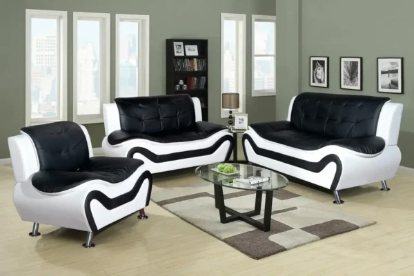 Fine Furniture 3 Piece Aldo Modern Sofa Set - Image 9