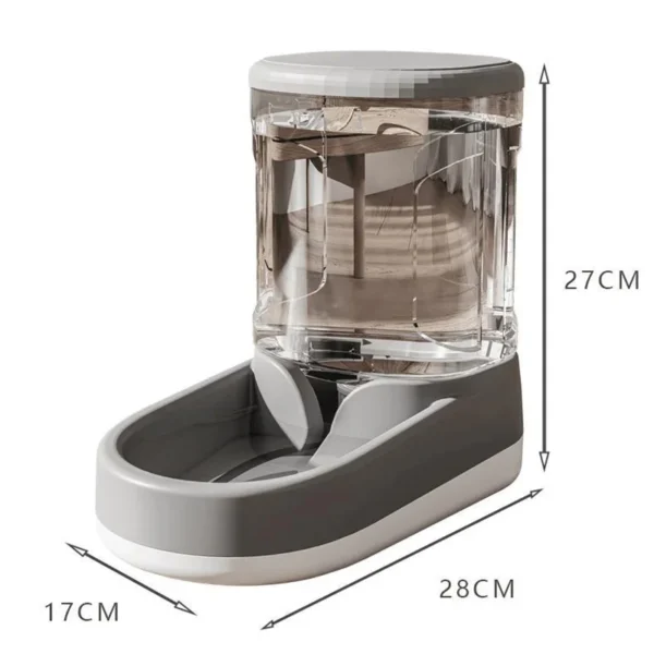 Automatic Pet Feeder Water Dispenser Dog Cat Gravity Food And Water Dispenser With Pet Food Bowl Large Capacity - Image 3