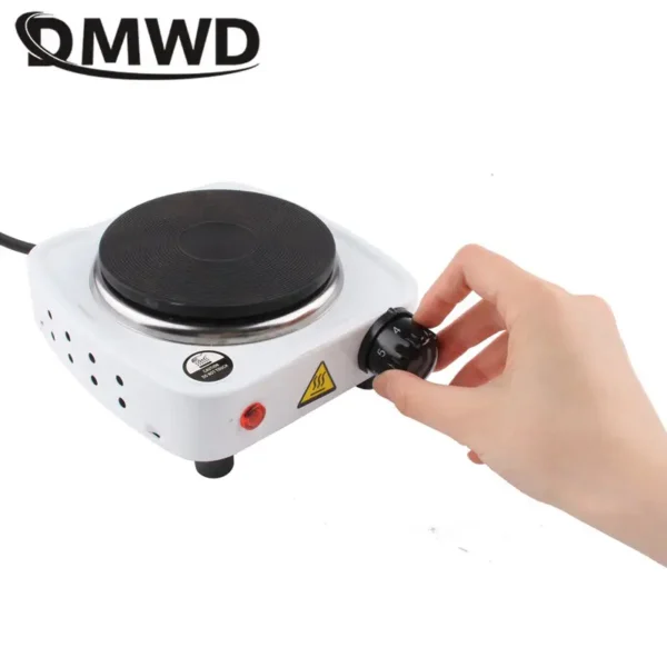 DMWD 110V Electric Hot Plate Mini stove Coffee Heater Milk Tea Mocha Heating Stove Cooking Pot Oven Small Furnace Cook US plug - Image 2