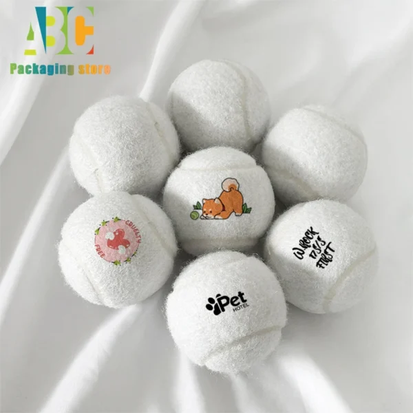 Customized Printed Logo Tennis Ball for Dog Training, Pet Supplies, Best Selling