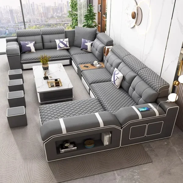 Couch Pouf Living Room Sofas Futon Floor Designer Relaxing Filling Nordic Living Room Sofas Room Decor Divano Home Furniture - Image 2