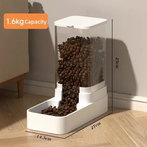 Gravity Cat Water Dispenser Automatic Dog Feeder Cat Feeder and Cats Water Dispenser Cat Feeder Food Storage Dispenser Container - Image 8