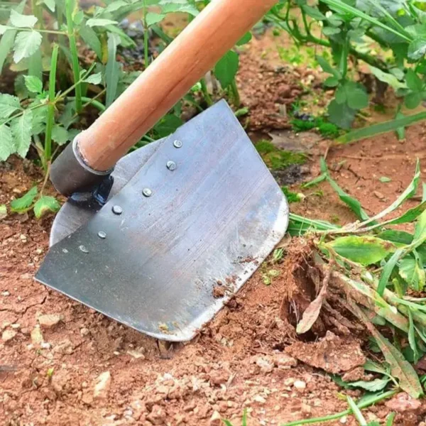 Grass Hoe Head Steel Weeding Shovel Thickened Gardening Hoe Land Plowing Vegetable Planting Multi-Use Agricultural Tools