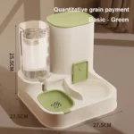 Kimpets Pet Cat Automatic Feeder Drinking Water Large Capacity Water Dispenser Dry Wet Separation Food Container Pet Supplies