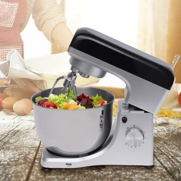 500W Electric Food Stand Mixer Cream Blender Dough Kneading 8Speed Cake Bread Chef Machine Whisk Eggs Beater - Image 2