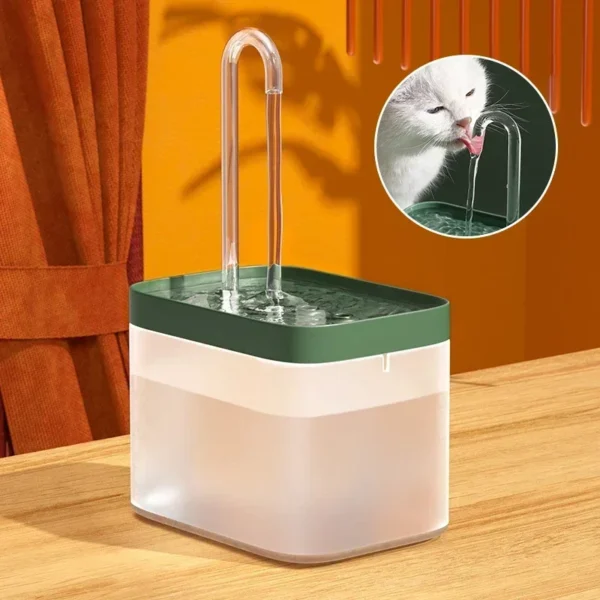 1.5L Ultra-Quiet Cat Water Fountain Filter Smart Automatic Pet Dog Water Dispenser&Burnout Prevention Pump Recirculate Filtrin - Image 5