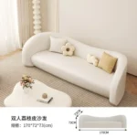 Modern Living Room Sofas Minimalist Sectional Italian Relaxing Sofas White Liners Oturma Odası Kanepeleri Home Furnitures