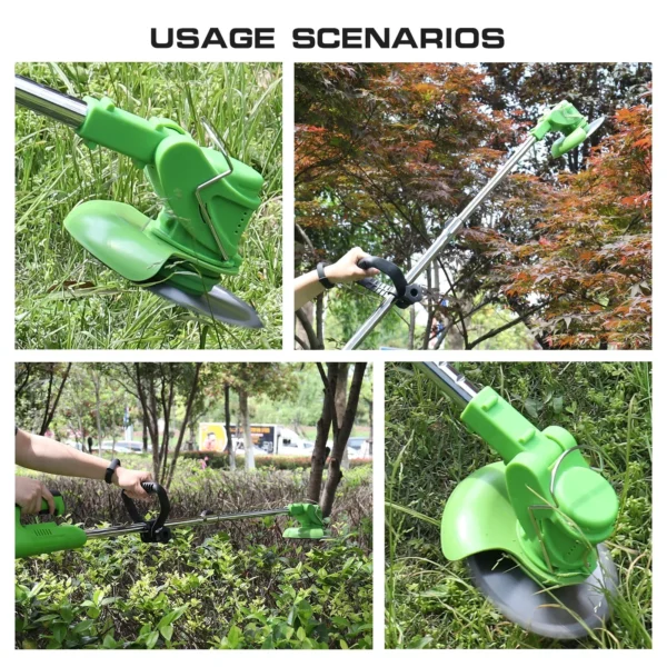 Electric Lawn Mower 25000RPM Handheld Cordless Grass Trimmer Length Adjustable Cutter Household Garden Tools - Image 4