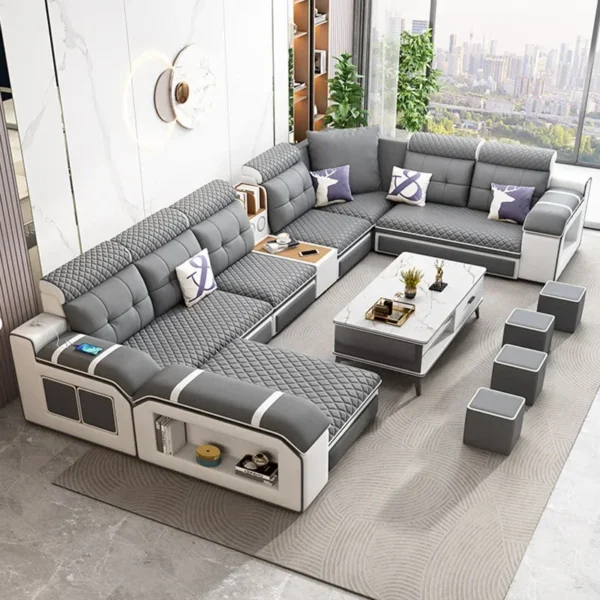 Couch Pouf Living Room Sofas Futon Floor Designer Relaxing Filling Nordic Living Room Sofas Room Decor Divano Home Furniture - Image 3