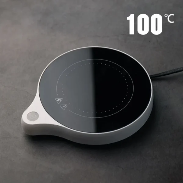 110V/220V Cup Heater 100°C Mug Warmer Hot Tea Makers Smart Warmer Coaster 5 Gear Temperature Cup Heaters Coffee Milk Heating Pad