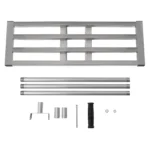 Level Lawn Tool Soil Lawn Rake Stainless Steel Lawn Level Tool with Handle for Garden Backyard Golf Lawn