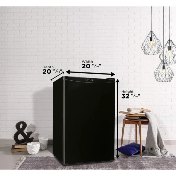 Designer DAR044A4BDD-6 4.4 Cu.Ft. Mini Fridge, Compact Refrigerator for Bedroom, Living Room, Bar, Dorm, Kitchen - Image 3