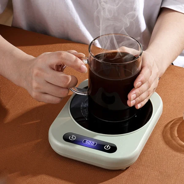 300W Cup Heater Coffee Mug Warmer Heating Coaster Hot Tea Makers 4 Gear Electric Hot Plate Cup Heaters for Coffee Milk Tea 220V - Image 2