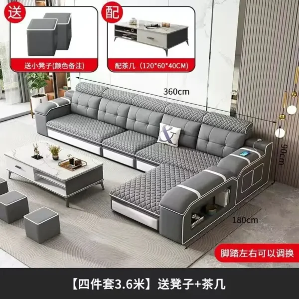 Couch Pouf Living Room Sofas Futon Floor Designer Relaxing Filling Nordic Living Room Sofas Room Decor Divano Home Furniture - Image 15