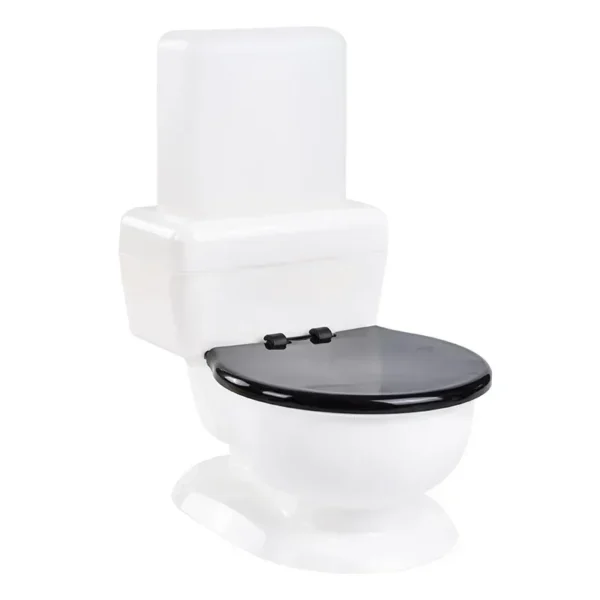 600 Ml Cat Spoof Toilet Water Dispenser Shape Drinking Bowl Water Flow Unplugged Automatic Water Feeding Artifact Pet Supplies - Image 7