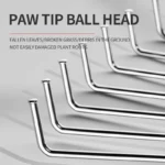 Garden Retractable Rake Stainless Steel Big Size Flower Potted Plant Outdoor Planting Home Garden Forest Tools Long Handle