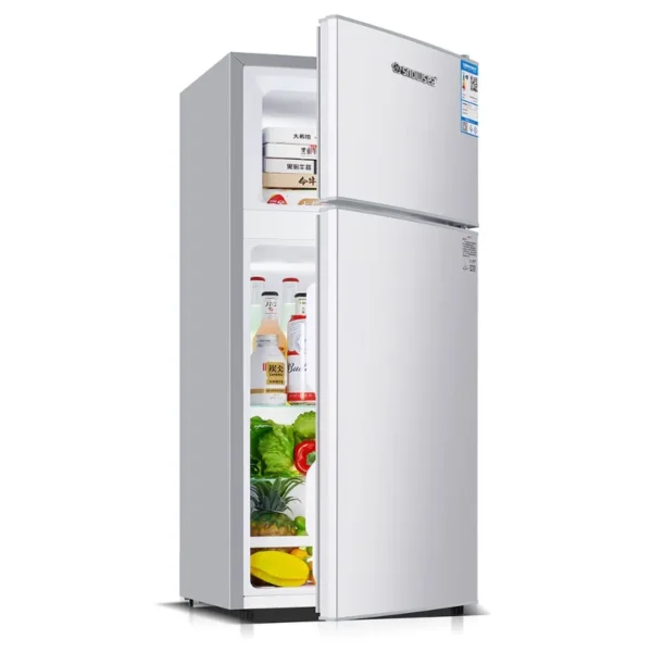 Refrigerator Home kitchen Double door Fresh and frozen dual-use Electric refrigerator deep freezer  cosmetic fridge