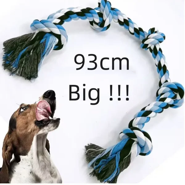 Big Dog Bite Rope Toys Pet Grind Tooth Toys Cotton Rope Material Harmless Large Dogs Tooth Cleaning Toys Pet Dog Rope Toys - Image 6