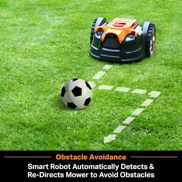 OcuMow™ Robot Lawn Mower Perimeter Wire Free Robotic for Small Yards Up To 1000 Square Feet Optical Navigation Automatic - Image 3