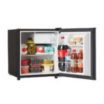 2023 New Galanz 1.7 Cu Ft Single Door Mini Fridge, Black