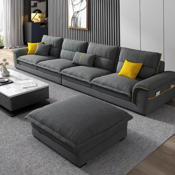 Storage Relax Square Sofa Sectional Simple Double Nordic Daybed Puffs Sofa Set Lazzy Cushion Salon Meuble Home Furniture - Image 6