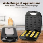 Mini Electric Walnut Cake Maker 24 Cake Troughs Automatic Nut Waffle Bread Machine Sandwich Iron Toaster Baking Breakfast Pan