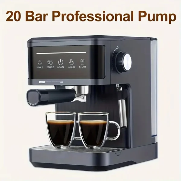 Electric Italian Coffee Machine 20 Bar Professional Expresso Coffee Maker Automatic Semi Automatic Expresso Cappuccino Hot Water - Image 4