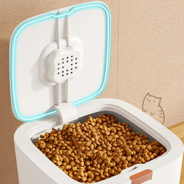 Large Dog Food Storage Bucket Pet Food Storage Bucket Food Seal Moisture-proof Cat Dry Bucket Storage Box Pet Snacks Boxes - Image 6