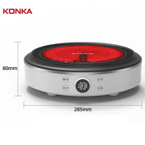 Konka Electric Ceramic Stove Home Small Smart New Multi-function High-power Electric Stove Stir-frying Mini Induction Cooker - Image 8