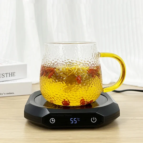 30W Coffee Mug Warmer Cup Heater Heating Pad Electric Hot Plate 3 Gear Temperature Warmer Coaster For Milk Tea Coffee Water 220V - Image 3