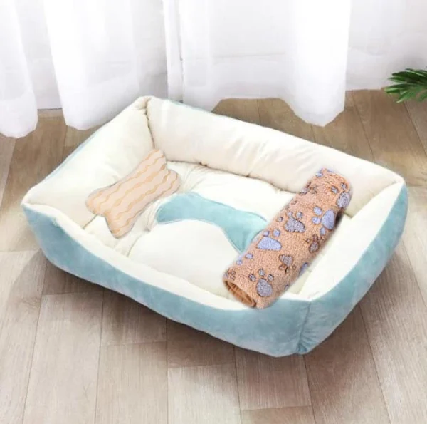 Warm Bone Pet Dogs Bed Washable House Cat Puppy Cotton Kennel Mat Soft Nest Dog Baskets Pet Products For Small Medium Large Dog - Image 18