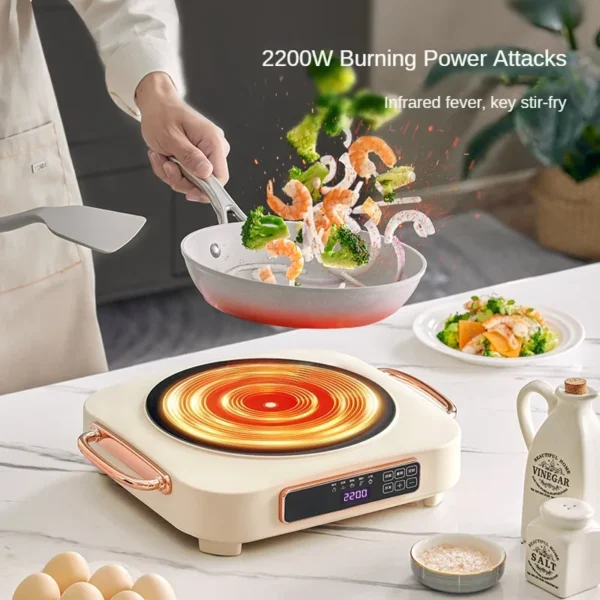 220V Hot Plate Electric Stove for Cooking Mini Home Ceramic Stove Multi Cooker Electromagnetic furnace