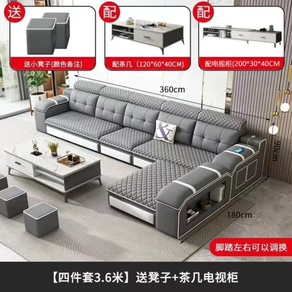 Couch Pouf Living Room Sofas Futon Floor Designer Relaxing Filling Nordic Living Room Sofas Room Decor Divano Home Furniture - Image 16