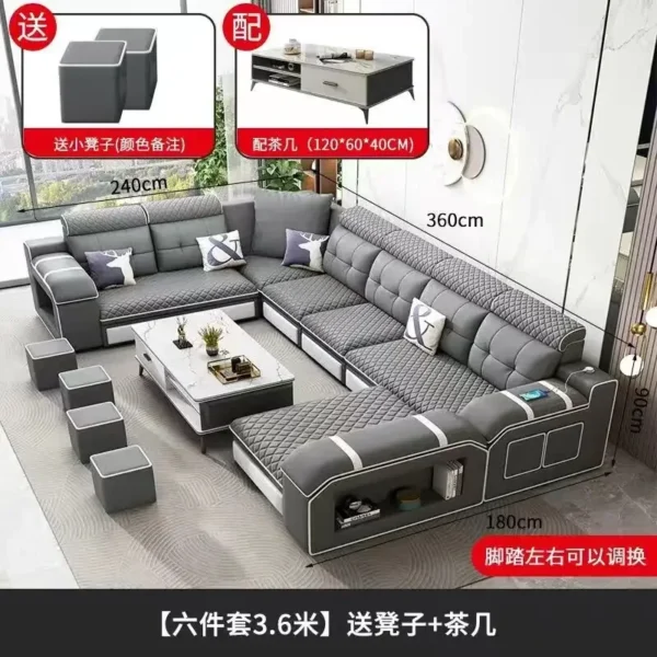 Couch Pouf Living Room Sofas Futon Floor Designer Relaxing Filling Nordic Living Room Sofas Room Decor Divano Home Furniture - Image 8